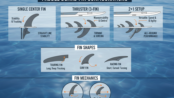 Paddle Board Fins Explained & What Fin To Use
