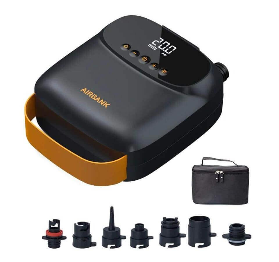 Airbank Puffer Pro Mini Electric Rechargeable Paddle Board Pump - Sports Engineer