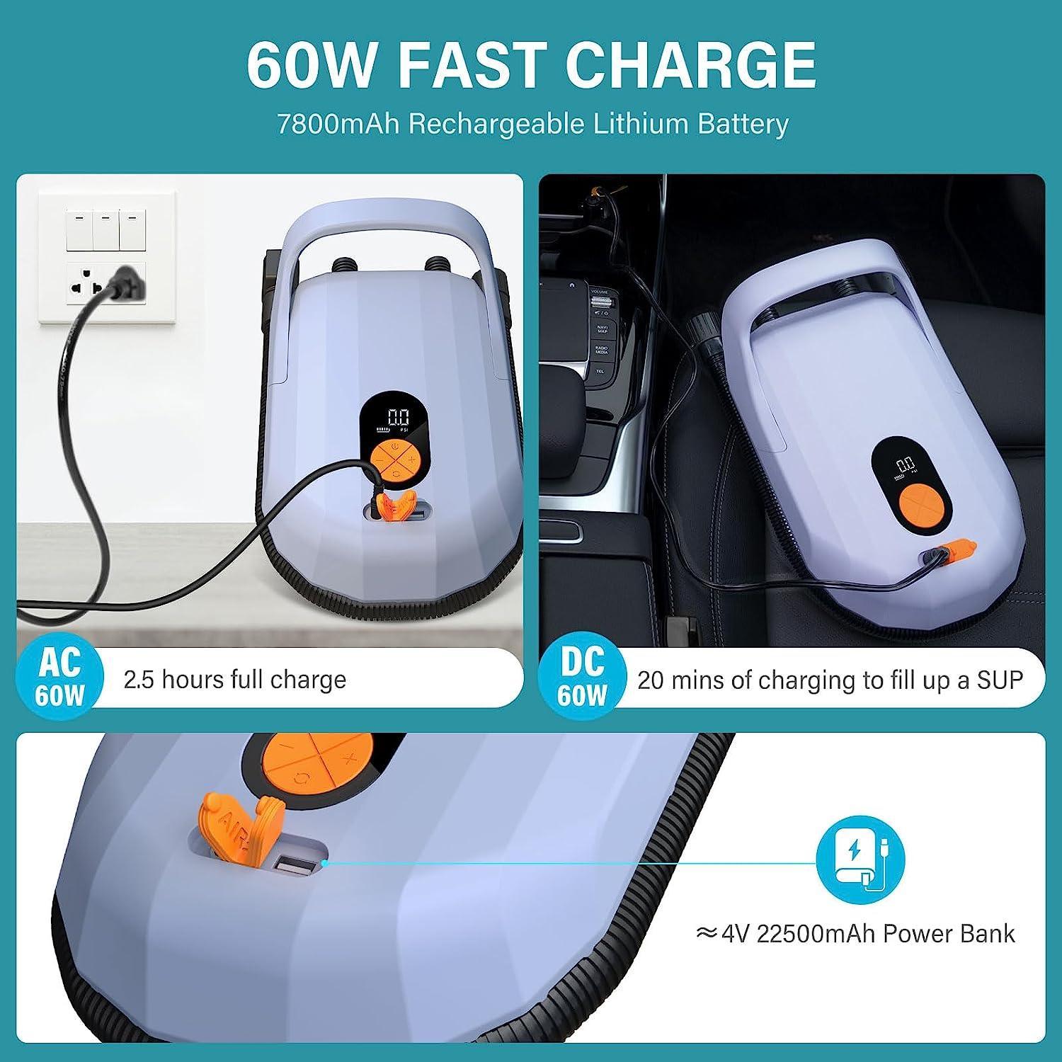 Airbank The Whale Shark Pro Electric SUP Pump - Sports Engineer