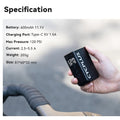 Cycplus AS2 Pro Max Mini Cube Electric Bike Pump Pressure Gauge For Presta And Schrader Valve