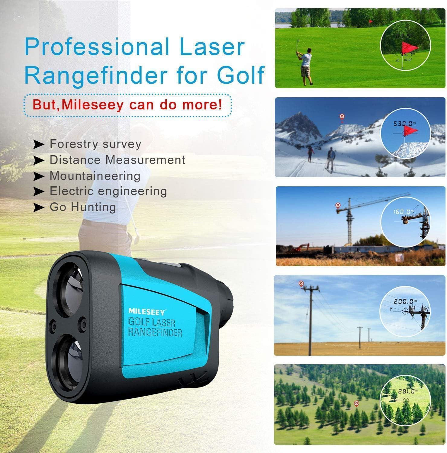 Mileseey Precision PF210 660yards Golf Rangefinder With Slope Compensation and Flag Pin Lock - Sports Engineer