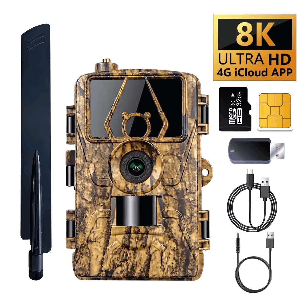 NatureView PR801LTE Wildlife Trail Camera 8K Ultra HD 4G 60MP - Sports Engineer