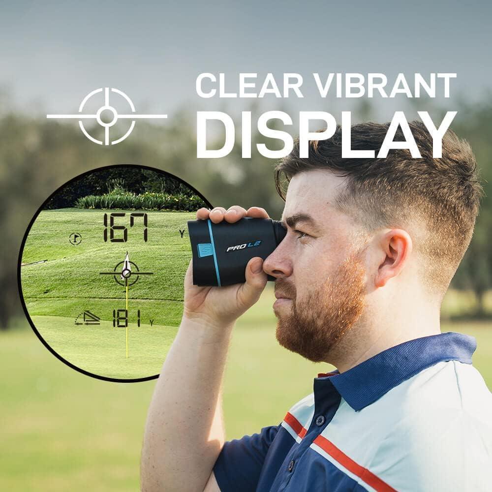 Shot Scope PRO L2 Golf Laser Rangefinder with Cart Magnet and Target Vibration - Sports Engineer