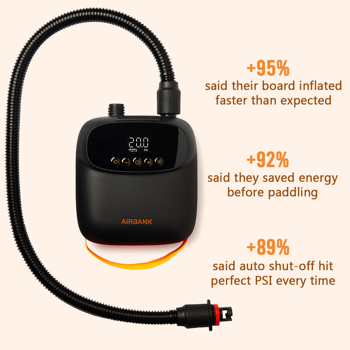 Airbank Puffer Pro Mini Electric Paddle Board Pump