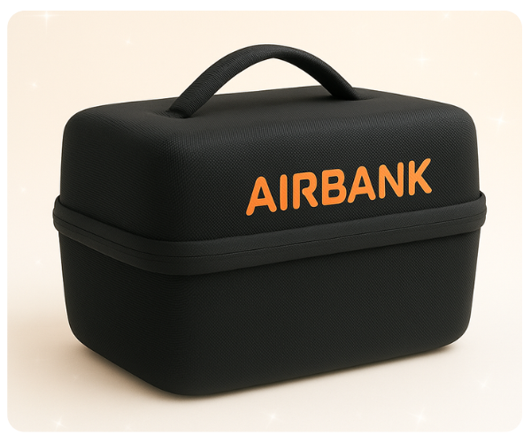 Airbank puffer pro carry case close up